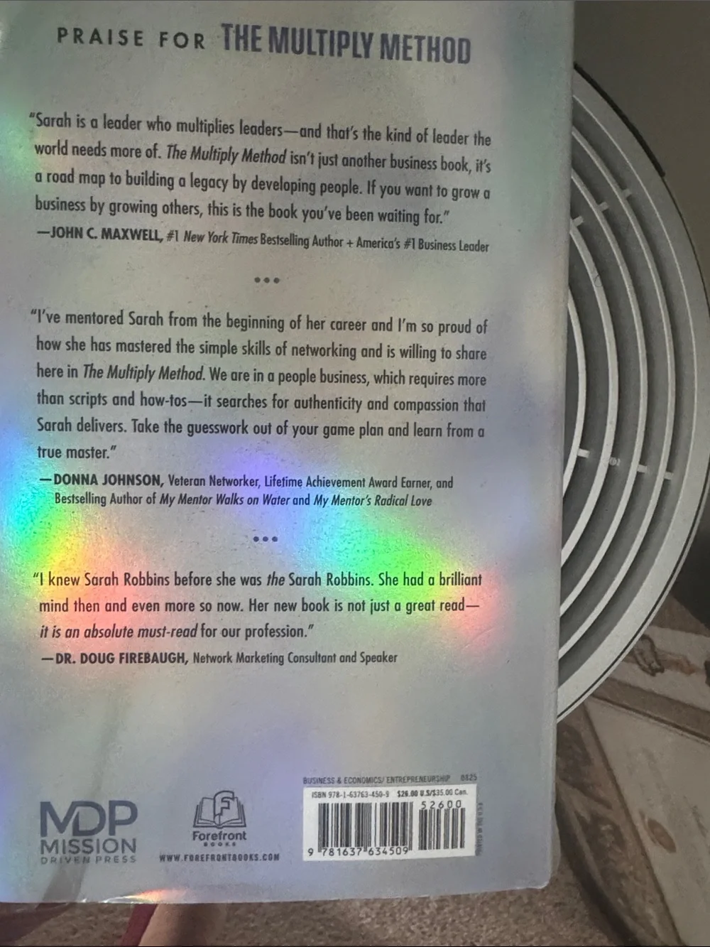 The Multiply Method by Sarah Robbins - book